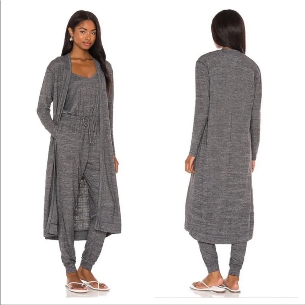NWT Free People Beach Bicoastal Set In Dark Grey XS, Small, Medium, or Large